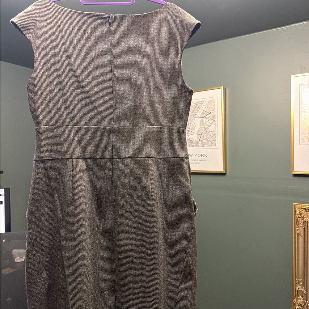 Banana Republic Grey Office Dress size 16 - Picture 2 of 4